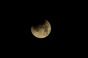 vue rapprochée de la lune photo