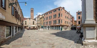 scène de la ville de venise pendant le verrouillage de covid-19 sans visiteurs pendant la journée en 2020 photo