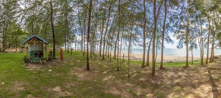 vue panoramique sur la plage de khao lak en thaïlande pendant la journée en novembre photo