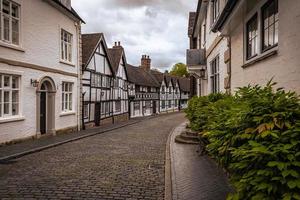 ville médiévale de warwick, angleterre. photo