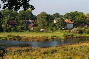 ville de kuldiga et cascade de ventas photo