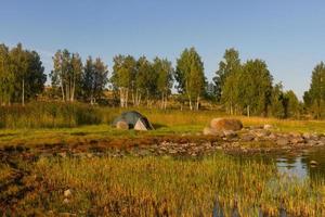 paysages d'été de l'île de mmuhu photo