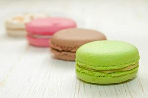 macarons français .dessert photo