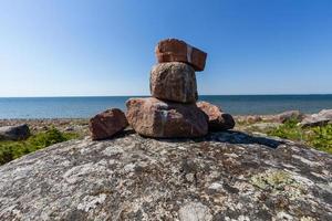 paysages d'été de l'île de mmuhu photo