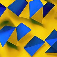 beaux motifs colorés en origami pour illustration ou toile de fond photo