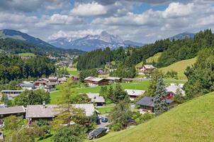 Village de fieberbrunn, Tirol, Autriche photo