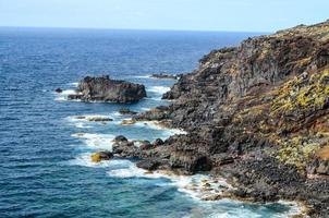 vue panoramique sur la côte photo