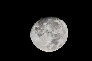 vue rapprochée de la lune photo