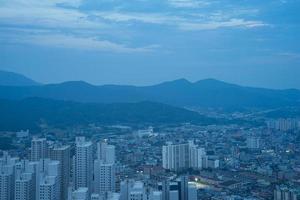 paysage de cheonan à chungcheongnam-do, corée photo