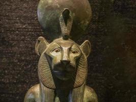 statue du dieu lion égyptien sekhmet photo