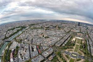 paris vue aérienne paysage panorama photo