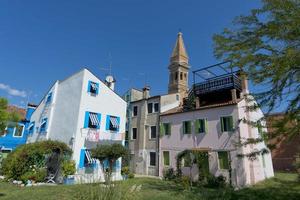 maisons colorées de burano venise photo