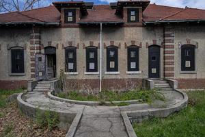 virus de la quarantaine ellis island hôpital psychiatrique abandonné new york photo