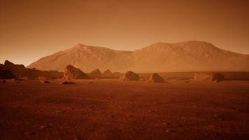 planète rouge mars comme paysage photo