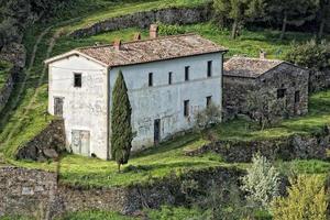 paysage de collines toscanes photo