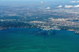 floride miami vue aérienne panorama paysage photo