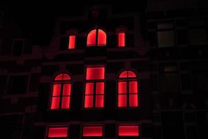 portes du quartier rouge d'amsterdam photo