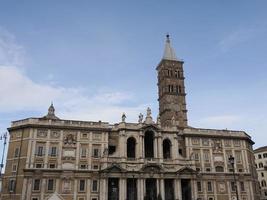 santa maria maggiore, église, basilique, rome, italie, vue, jour ensoleillé photo