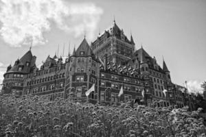 canada vue sur le château de la ville de québec photo