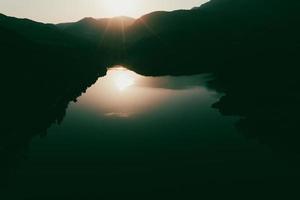 lac guadalest dans les montagnes, costa blanca photo