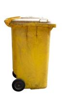 poubelle jaune peut nettoyer l'élimination des poubelles recyclage