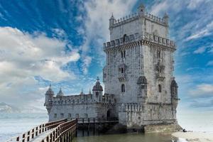 château de belem à lisbonne portugal photo