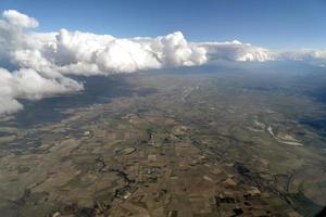 vallée du po italie vue aérienne panorama photo