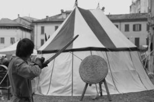 tir à l'archer médiéval photo