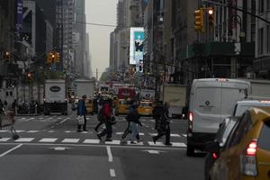 new york, usa - 5 mai 2019 - embouteillage des rues de la ville photo