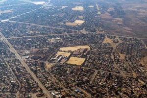 vue aérienne de Johannesburg photo