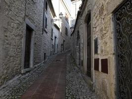 veroli village médiéval latium frosinone vue photo