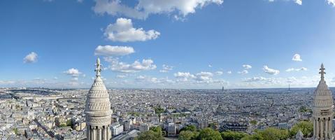 paris immense vue aérienne de montmartre photo