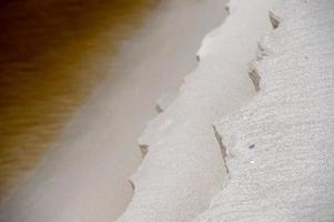 rivière jaune de fer de sable blanc en australie photo