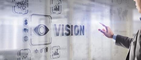 vision direction future entreprise inspiration motivation concept photo