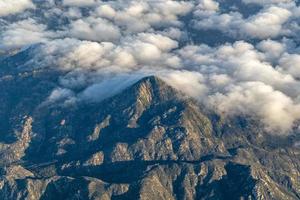 sierra de la laguna basse californie sur aérienne photo