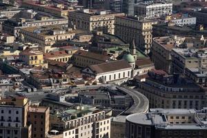 panorama vue aérienne de naples photo