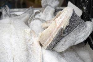 stockfish à vendre au marché photo