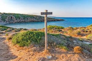 plage de calamosche en sicile italie dans la retraite naturelle de vendicari photo