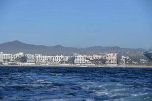 cabo san lucas vue depuis l'océan pacifique photo