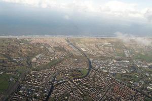 amsterdam harbour canaux routes vue aérienne panorama photo