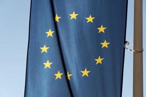 drapeau de l'europe de l'union européenne photo