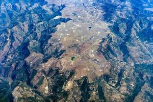 montagnes canyons plateu hautes terres mexico vue aérienne paysage urbain panorama photo