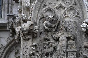 détail de la cathédrale du dôme de regensburg en allemagne site de l'unesco photo