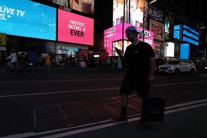 New York, États-Unis - 25 mai 2018 - Times Square plein de monde photo