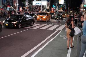 New York, États-Unis - 25 mai 2018 - Times Square plein de monde photo