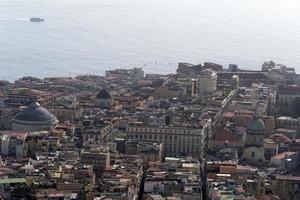 panorama vue aérienne de naples photo