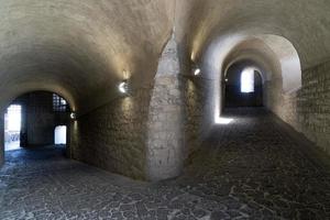 naples, italie - 30 janvier 2020 - vue sur le château saint elme photo