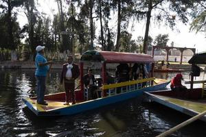 mexico, mexique - 30 janvier 2019 - xochimilco est la petite venise de la capitale mexicaine photo