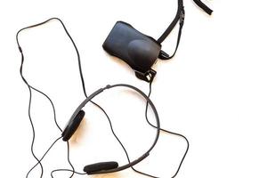 écouteurs utilisés pour l'équipement de traduction simultanée équipement d'interprétation simultanée photo