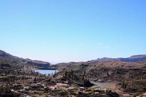 vue panoramique sur les montagnes photo